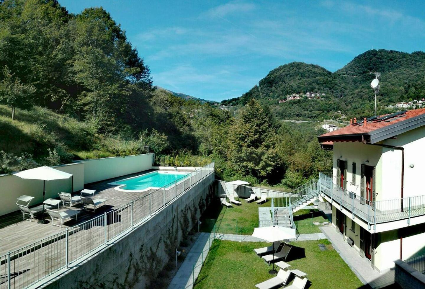 Vista Dolce Isola _ Lakeview Pool, Terrace & Garden Apartment Argegno Eksteriør billede