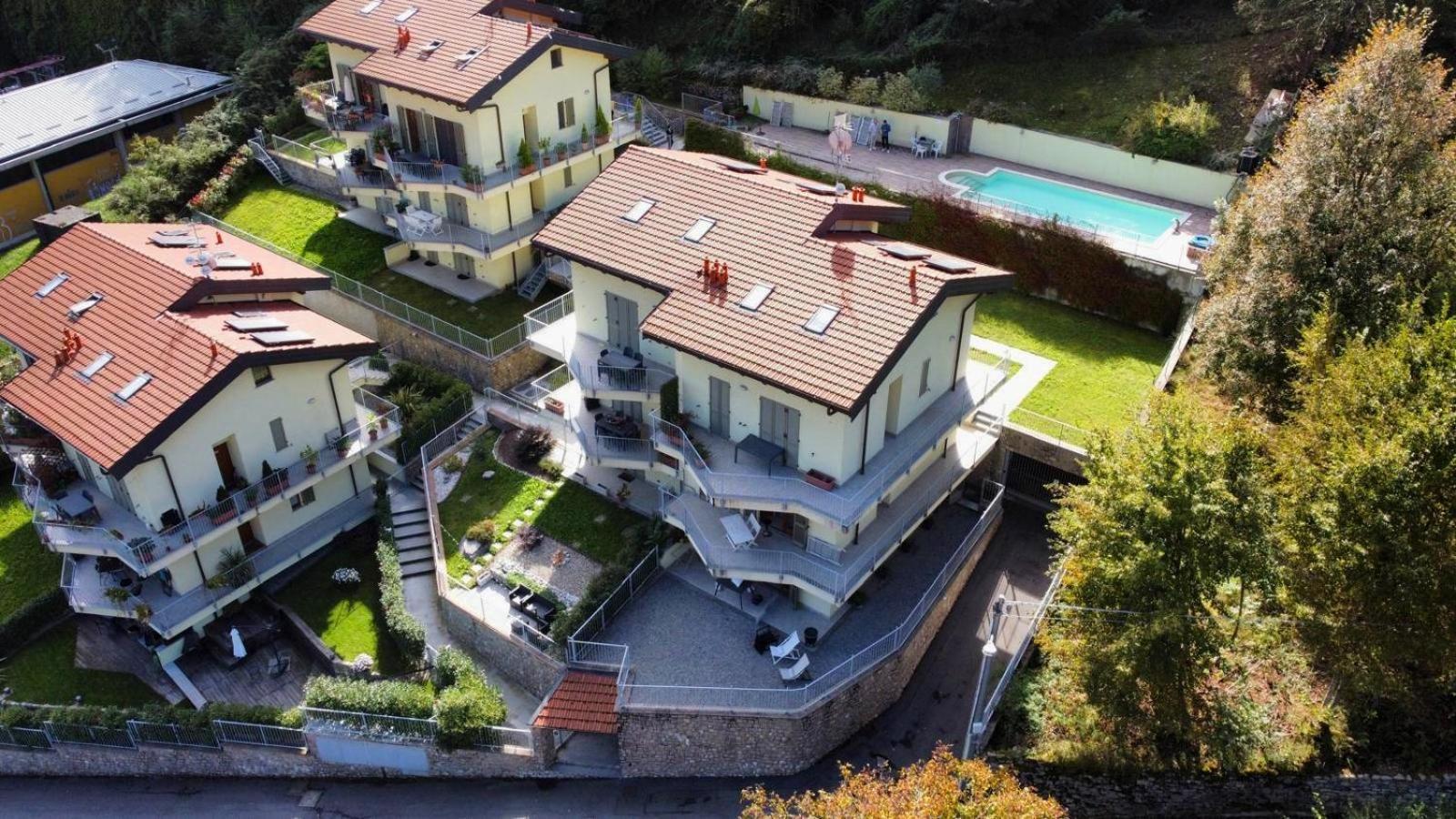 Vista Dolce Isola _ Lakeview Pool, Terrace & Garden Apartment Argegno Eksteriør billede